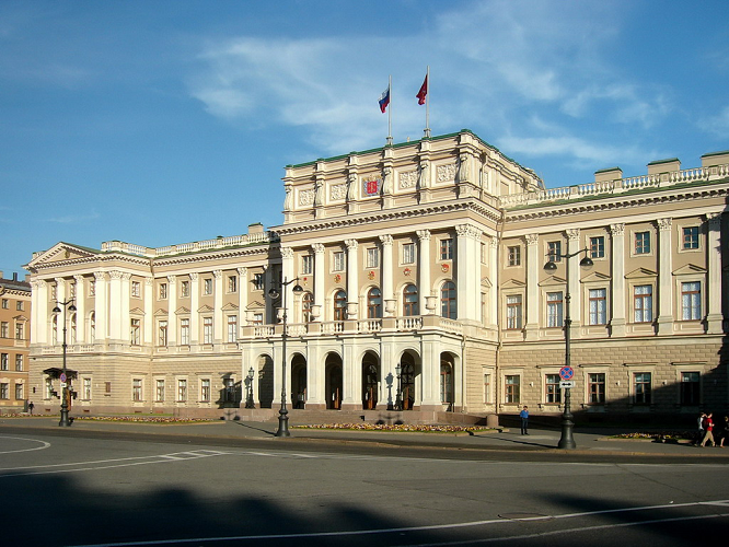 Le palais Marie à Saint-Pétersbourg